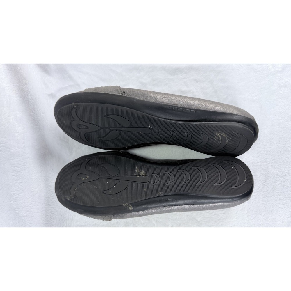 Cliffs By White Mountain Shoes Womens 8 Clara Ballet Flats Black Pewter Gray Lot - Picture 13 of 13